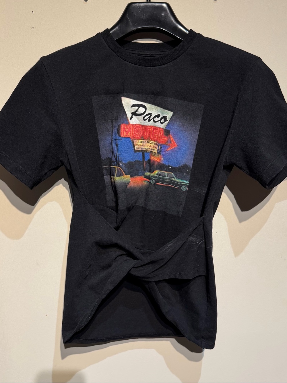 Paco Rabanne Black Graphic Motel Tee